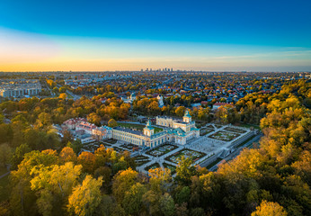 Fototapeta Warszawa - Pałac w Wilanowie obraz