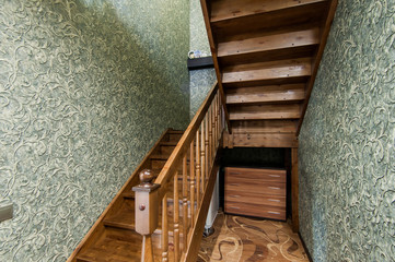 Russia, Moscow- May 17, 2019: interior room apartment. standard repair decoration in hostel