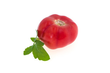 Tomato isolated on white background
