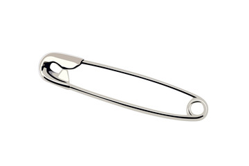 safety pin realistic vector illustration isolated