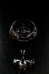 glass of red wine