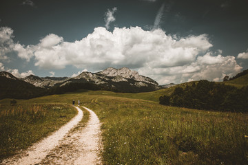 road in mountains