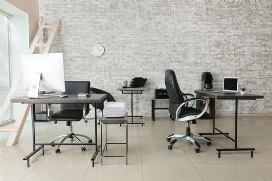 Interior of modern comfortable office