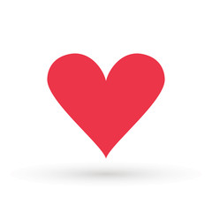 Heart Icon Vector. Valentine heart Icon Drawing.