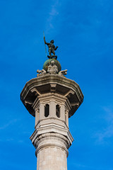 Fototapeta na wymiar The town of Pordenone / Bell tower of St. George