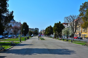 Targu Mures municipality, Mures County- Romania 03.Mar.2019 It is located in the Transylvanian Plateau.