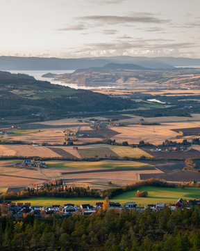 Landscape of Melhus Norway