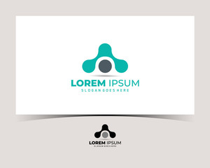 A latter/technology logo design