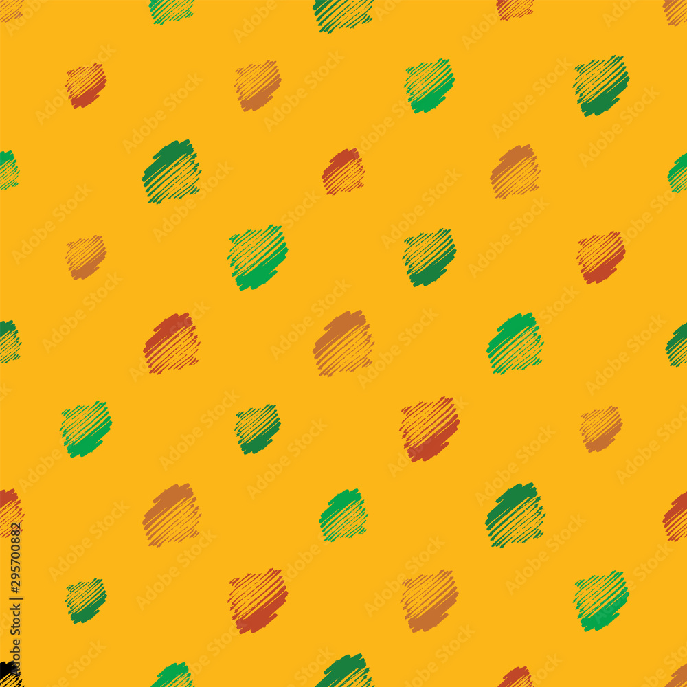 Poster textile colorful fabric in retro style on light background. vector elegant template. vector geometri