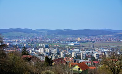 Fototapeta premium Targu Mures municipality, Mures County- Romania 03.Mar.2019 It is located in the Transylvanian Plateau.
