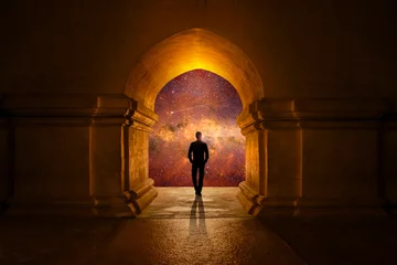 Meditation im vorderen Universum des buddhistischen Tempels © quickshooting