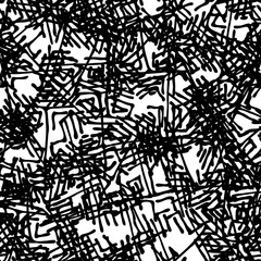 Obraz premium Grunge background black and white vector abstract seamless