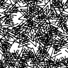 Grunge background black and white vector abstract seamless