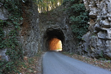 The tunnel in Ovcar Banja, Serbia.