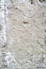 Unpainted concrete surface with a rough texture