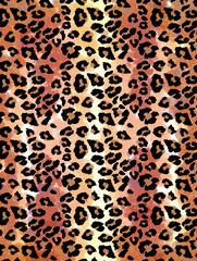 reported leopard fabric pattern, textile pattern