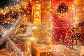 santa claus porch