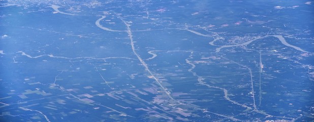 Phuket Thailand aerial drone bird's eye view photo of tropical sea, Indian Ocean, coast with Beautiful island south of Bangkok in the  Andaman Sea, near the Strait of Malacca. Asia. 