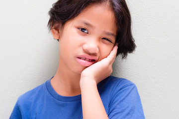 Child Suffering Toothache