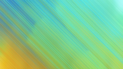 diagonal motion speed lines background or backdrop with medium aqua marine, golden rod and yellow green colors. dreamy digital abstract art