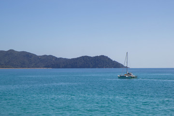 Obraz premium view of Abel Tasman National Park, New Zealand