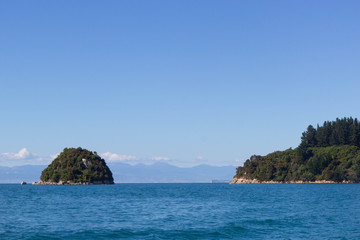 view of Abel Tasman National Park, New Zealand