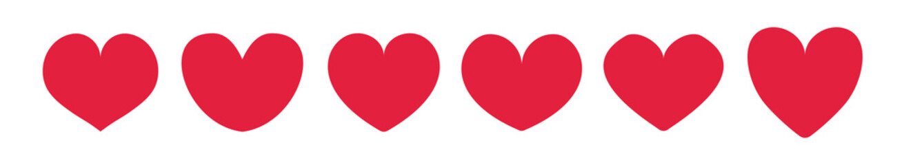 Heart Icon Vector. Valentine's day symbol. 