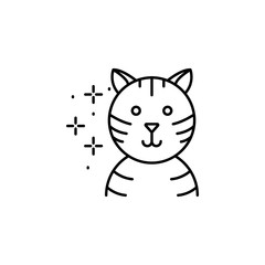 Cat striper icon. Element of cats icon