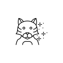 Cat striper icon. Element of cats icon