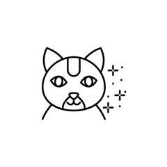 Cat kitten icon. Element of cats icon