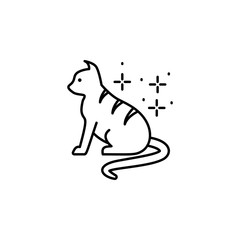 Cat sitting icon. Element of cats icon