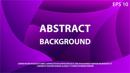 Abstract purple background, with wave shape and purple gradient color composition.