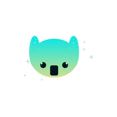 Kawaii avatar sweet koala icon. Element of kawaii style illustration icon