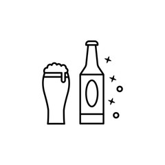 Beer drink icon. Element of menu dishes icon
