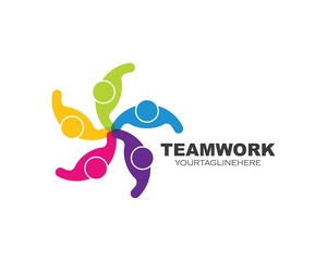 leadership,community,social and company Logo icon vector