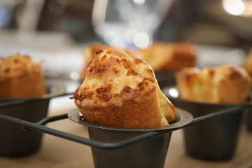 British food - Yorkshire Pudding, British style popover 