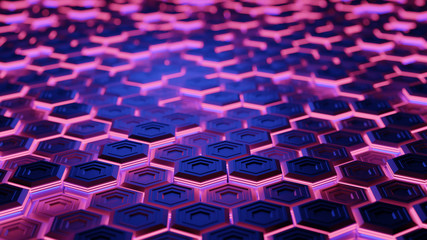 Fototapeta premium Streszczenie tło cyfrowe. Renderowania 3D