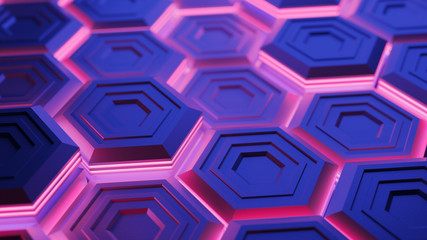 Abstract digital background. 3d render