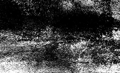 Distressed overlay texture of rough surface, cracked concrete, stone and asphalt. Grunge background. One color graphic resource.
