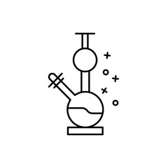 Science marijuana icon. Element of narcotic icon
