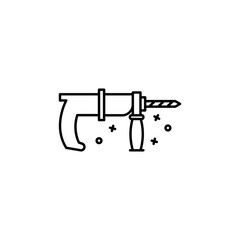 Tool elecric industry icon. Element of industries icon