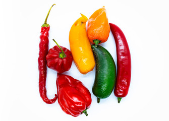 Variety of peppers