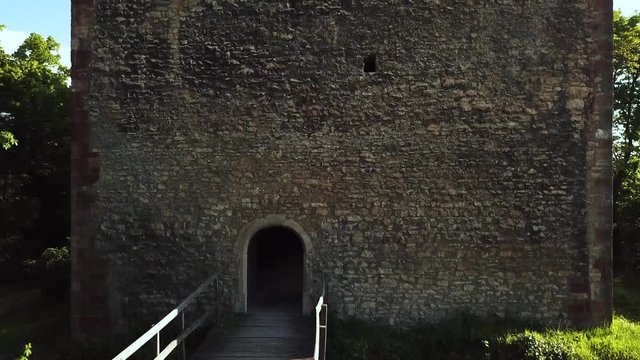 Entrance to the ruin Castle
