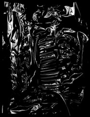 Plastic Wrap Texture Overlay