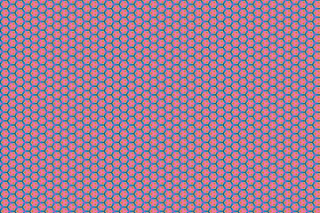 Abstract geometric seamless pattern background, Kaleidoscope effect rose blue chickpeas