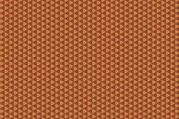 Abstract geometric seamless pattern background, Kaleidoscope effect brown pentagonal