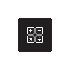 Calculator icon symbol vector