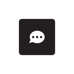 Naklejka premium Chat icon symbol vector