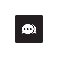 Chat icon symbol vector