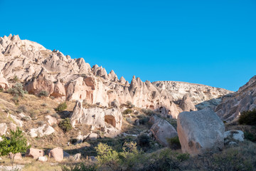 Fototapeta premium Zelve is a open air museum in Cappadocia 
